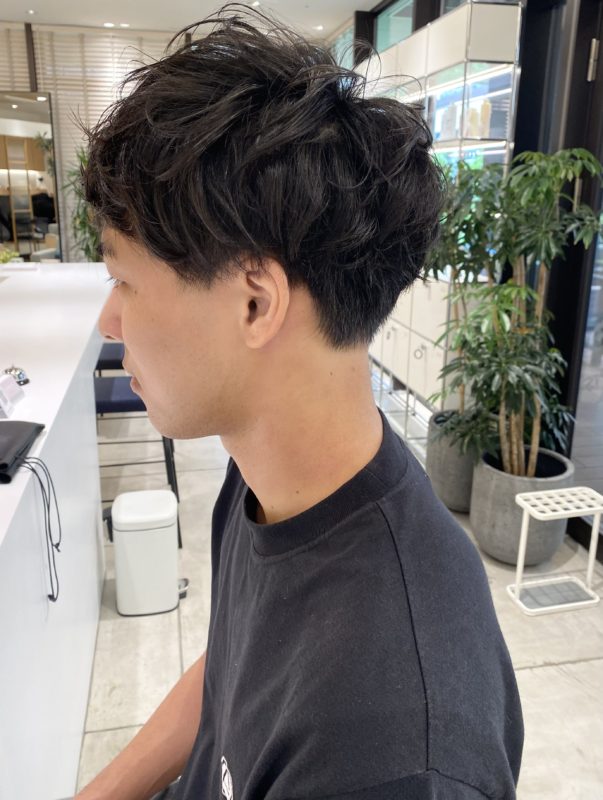 『メンズツーブロック & パーマ』が夏最強です！