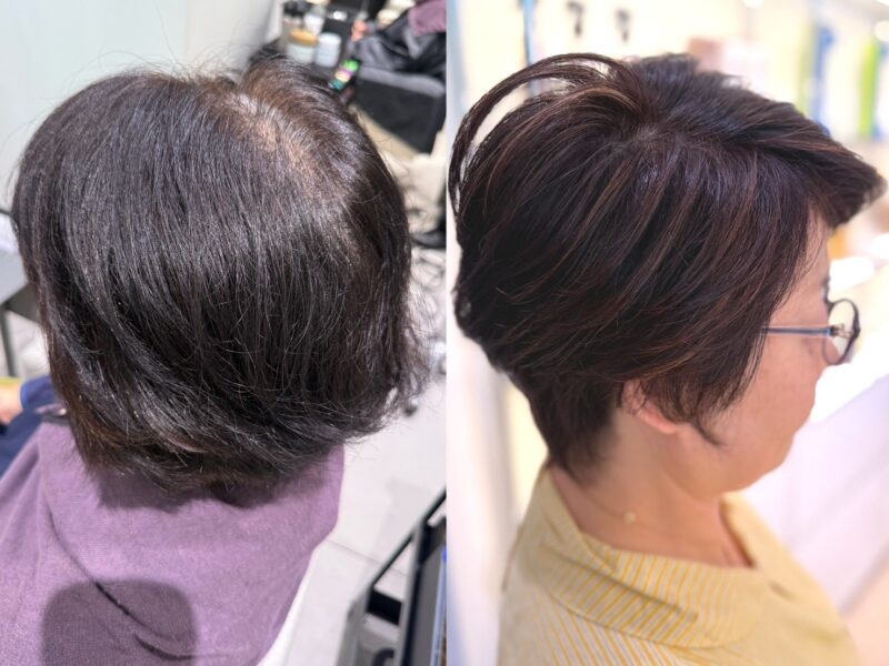 白髪染めが暗すぎるから 少し明るくしたい方必見！【銀座店】