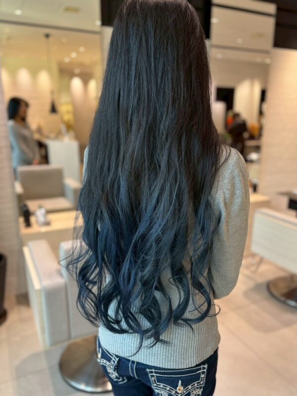 ブルー グラデーションカラー【銀座店】