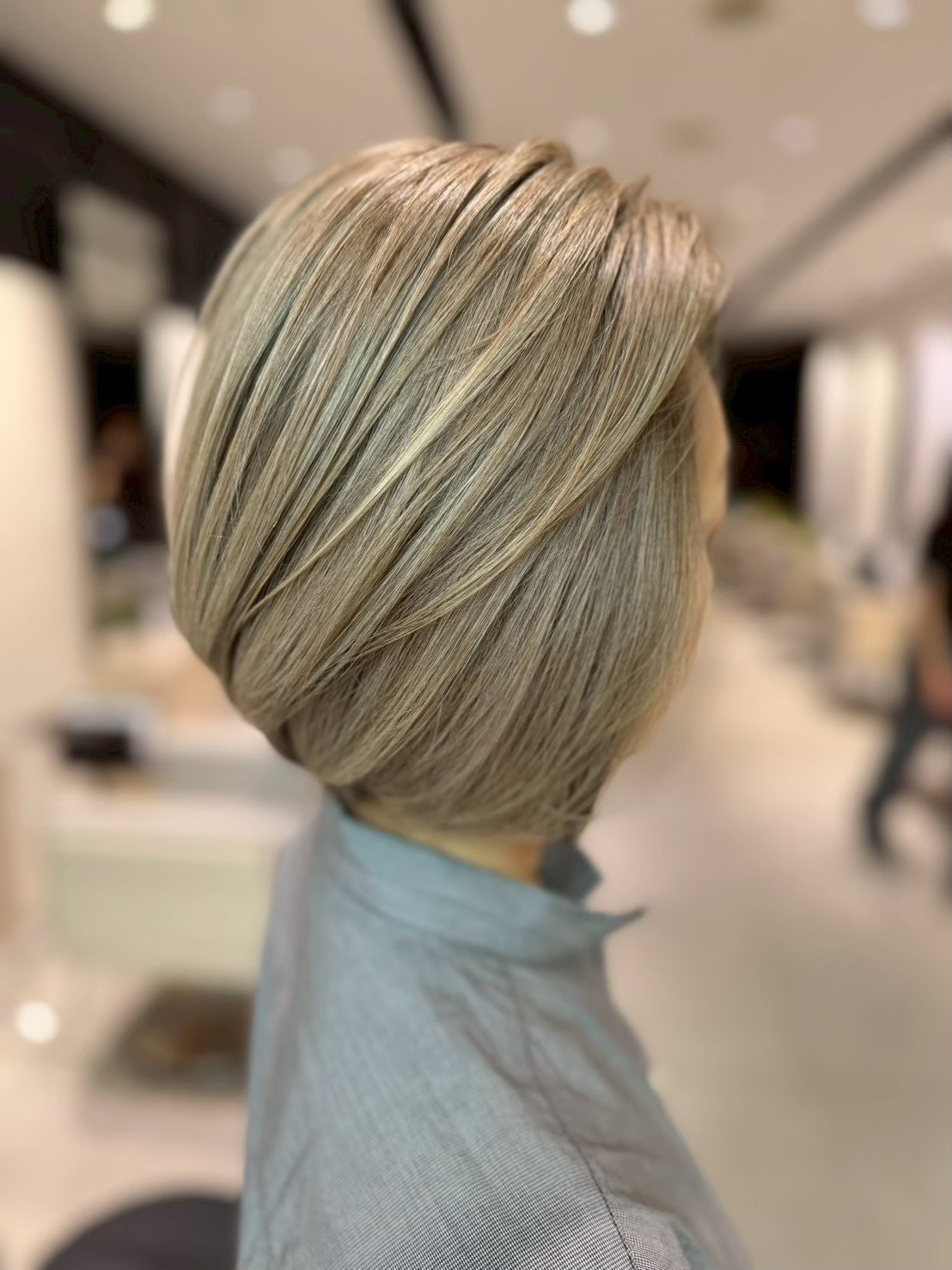 ブリーチなし！リタッチのみでつくるライトグレージュ【銀座店】