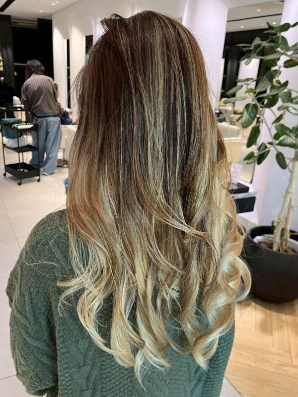 複雑履歴からのバレイヤージュ【銀座店】