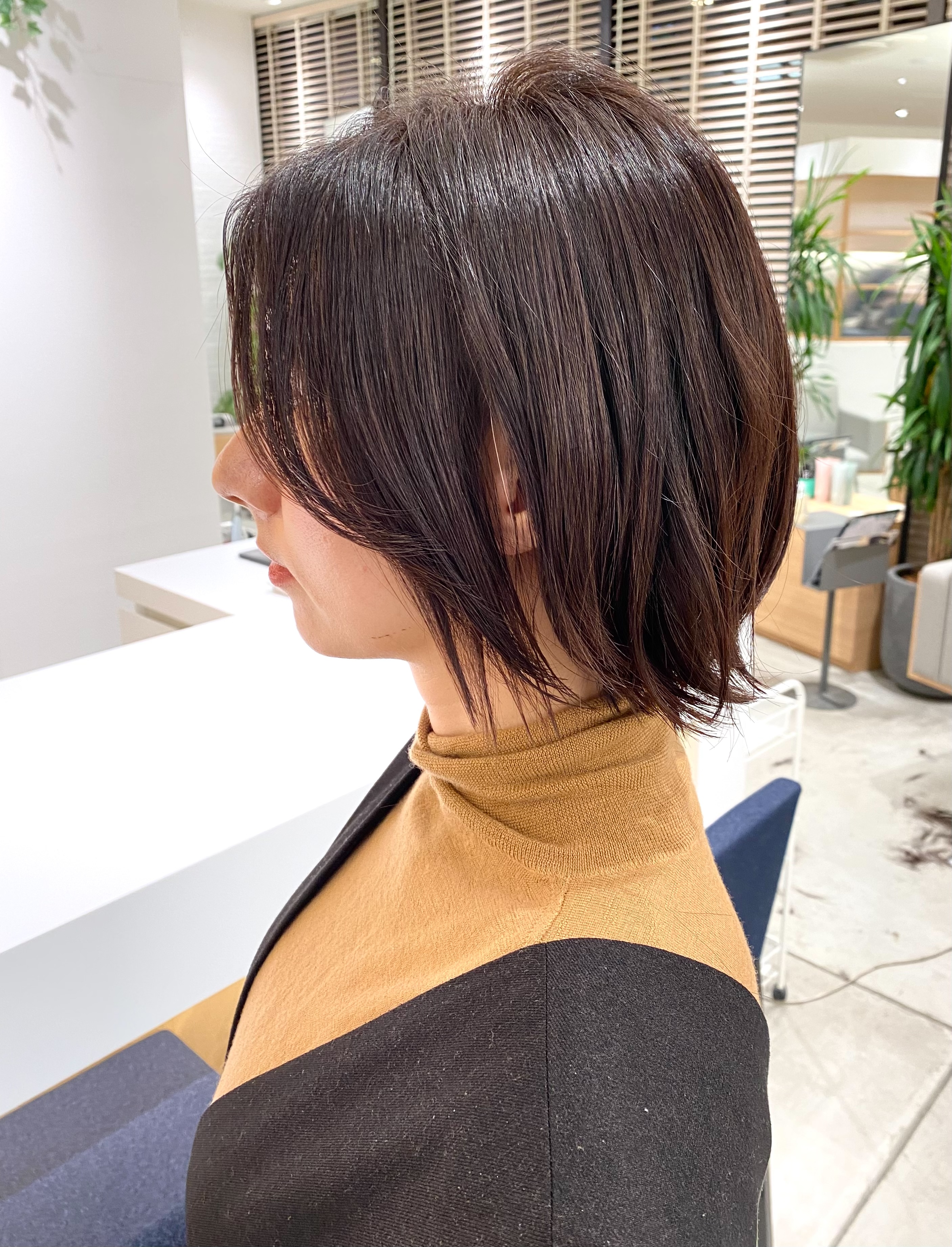 大人ショート/ショートボブ/白髪ぼかしハイライト【武蔵小杉店】