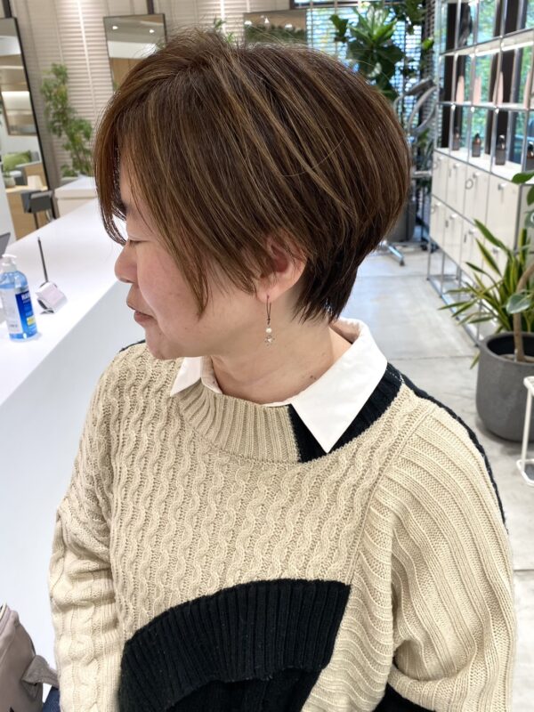 平沢の『白髪を活かす大人ショートヘア』【武蔵小杉店】